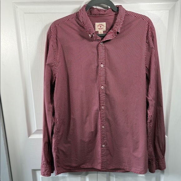 Brooks Brothers Red Casual Button Down Shirt Classic Collar - Picture 1 of 7